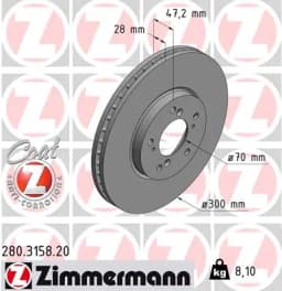 Piduriketas ZIMMERMANN 280.3158.20