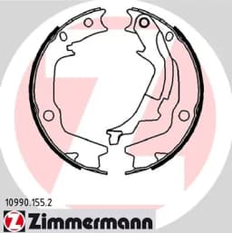 Piduriklotside komplekt, seisupidur ZIMMERMANN 10990.155.2