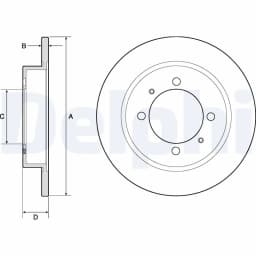 Piduriketas DELPHI BG3203