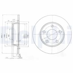 Piduriketas DELPHI BG3671