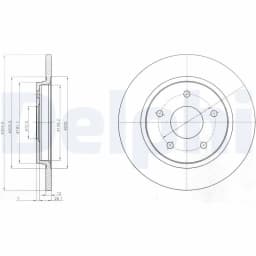 Piduriketas DELPHI BG4247