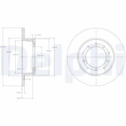 Piduriketas DELPHI BG2799