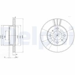 Piduriketas DELPHI BG2810