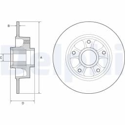 Piduriketas DELPHI BG9230RSC