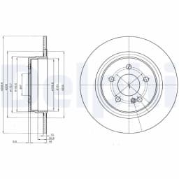 Piduriketas DELPHI BG4153C