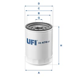 Õlifilter UFI 23.478.00
