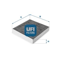 Filter, salongiõhk UFI 54.167.00