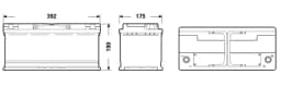 Käivitusaku EXIDE EK1060