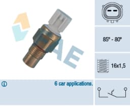 Temperatuurilülitus, radiaatorivent. FAE 36485