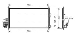 Kondensaator, kliimaseade AVA Clever Choice DN5201