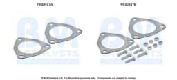 Montaažikomplekt, heitgaasitoru BM CATALYSTS FK50407