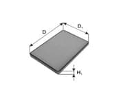 Filter, salongiõhk PZL Filters WA60364