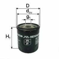 Õlifilter PZL Filters PP282