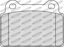 Piduriklotsi komplekt, ketaspidur FERODO RACING FCP4168H